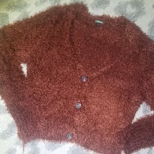 Super soft, plush, fuzzy sweater.